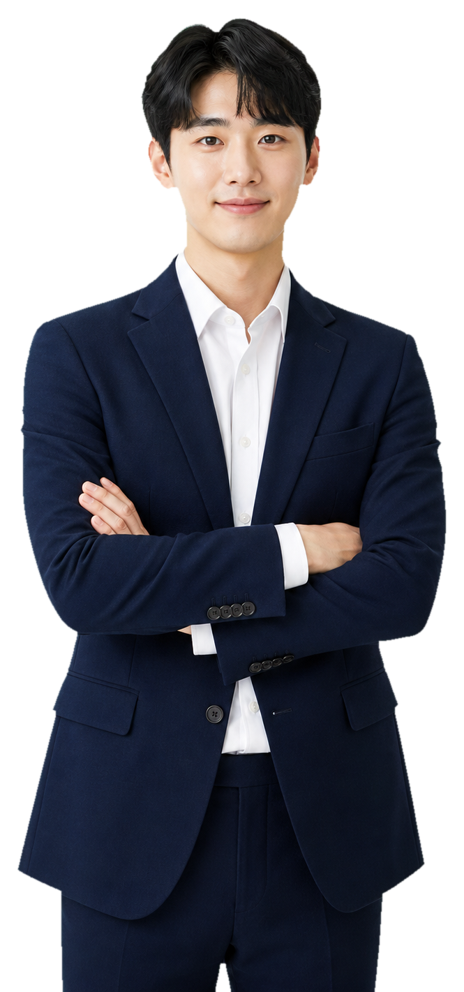 구름산초수학과외 맞춤 수업을 안내하는 선생님 이미지